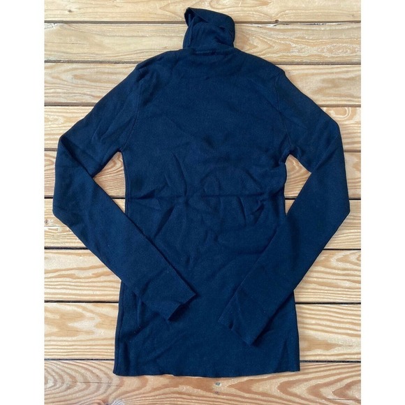 NWT Express Turtleneck Sweater Size Medium Women’s Black MSRP $70 - Picture 2 of 8
